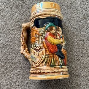 Vintage Ceramic Oktoberfest Beer Stein